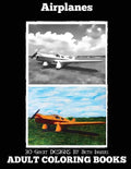 Adult Coloring Books: Airplanes - Paperback