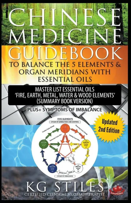 Chinese Medicine Guidebook Balance the 5 Elements & Organ Meridians with Essential Oils (Summary Book Version) - Paperback