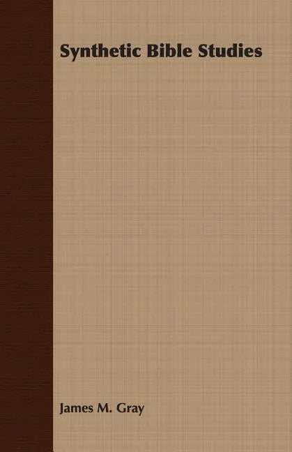 Synthetic Bible Studies - Paperback