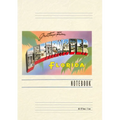 Vintage Lined Notebook Greetings from Clearwater, Florida - Paperback