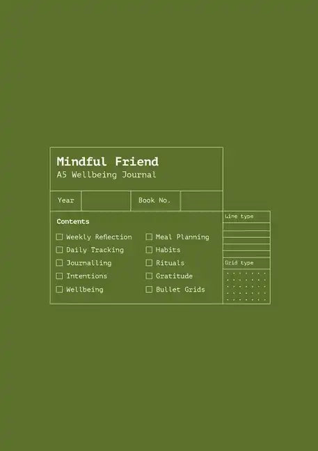 Mindful Friend: A Weekly Wellbeing Journal - Paperback