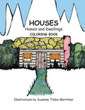 Houses Homes and Dwellings: Coloring Book - Paperback