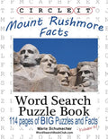Circle It, Mount Rushmore Facts, Word Search, Puzzle Book - Paperback