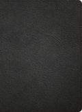 CSB Pastor's Bible, Verse-By-Verse Edition, Holman Handcrafted Collection, Black Premium Goatskin - Leather
