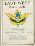 East-West 1926: March - April - Paperback