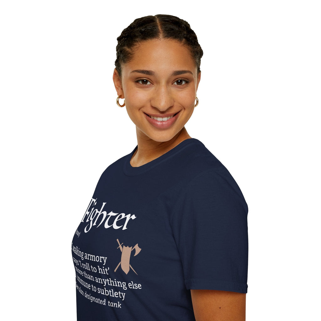Fighter Class Definition D&D T-Shirt