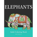 Elephants: Adult Coloring Book - Paperback