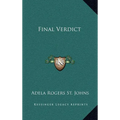 Final Verdict - Hardcover