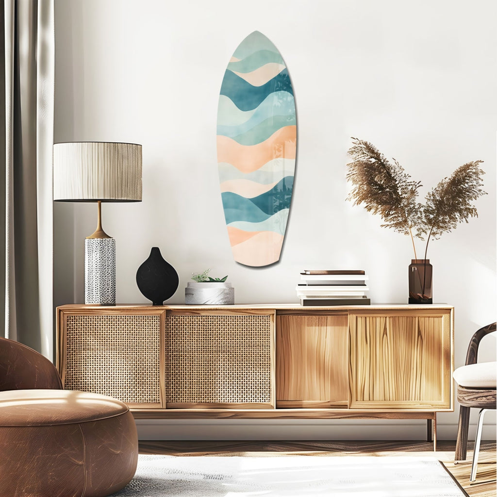 Colors of the Sea Glass Wall Art