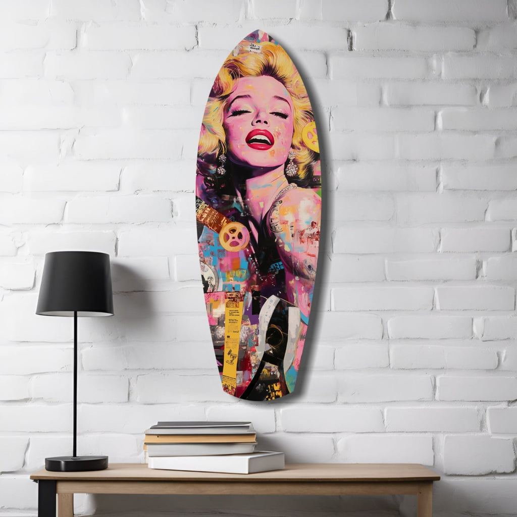 Marilyn Monroe V3 Glass Wall Art