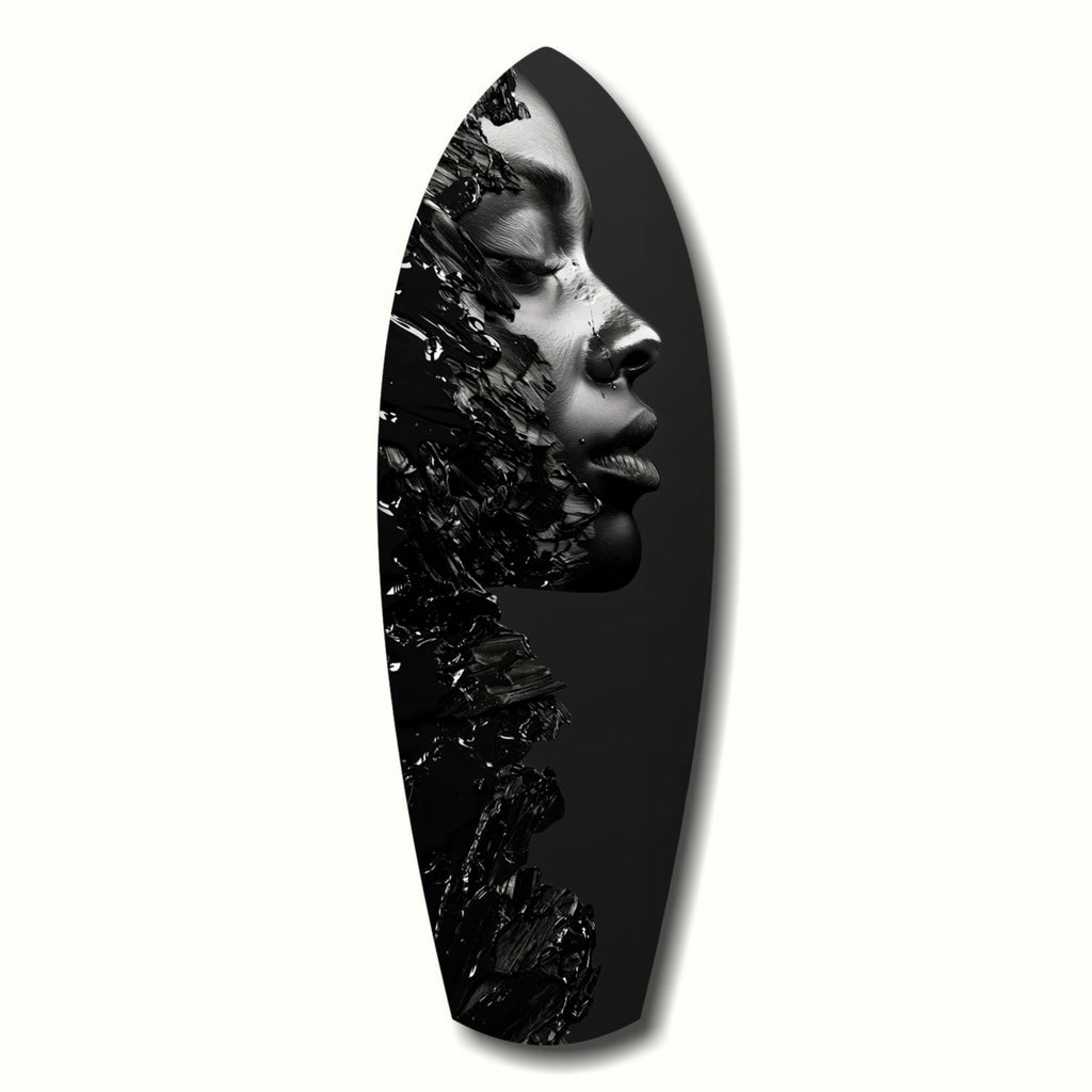 Woman Glass Wall Art
