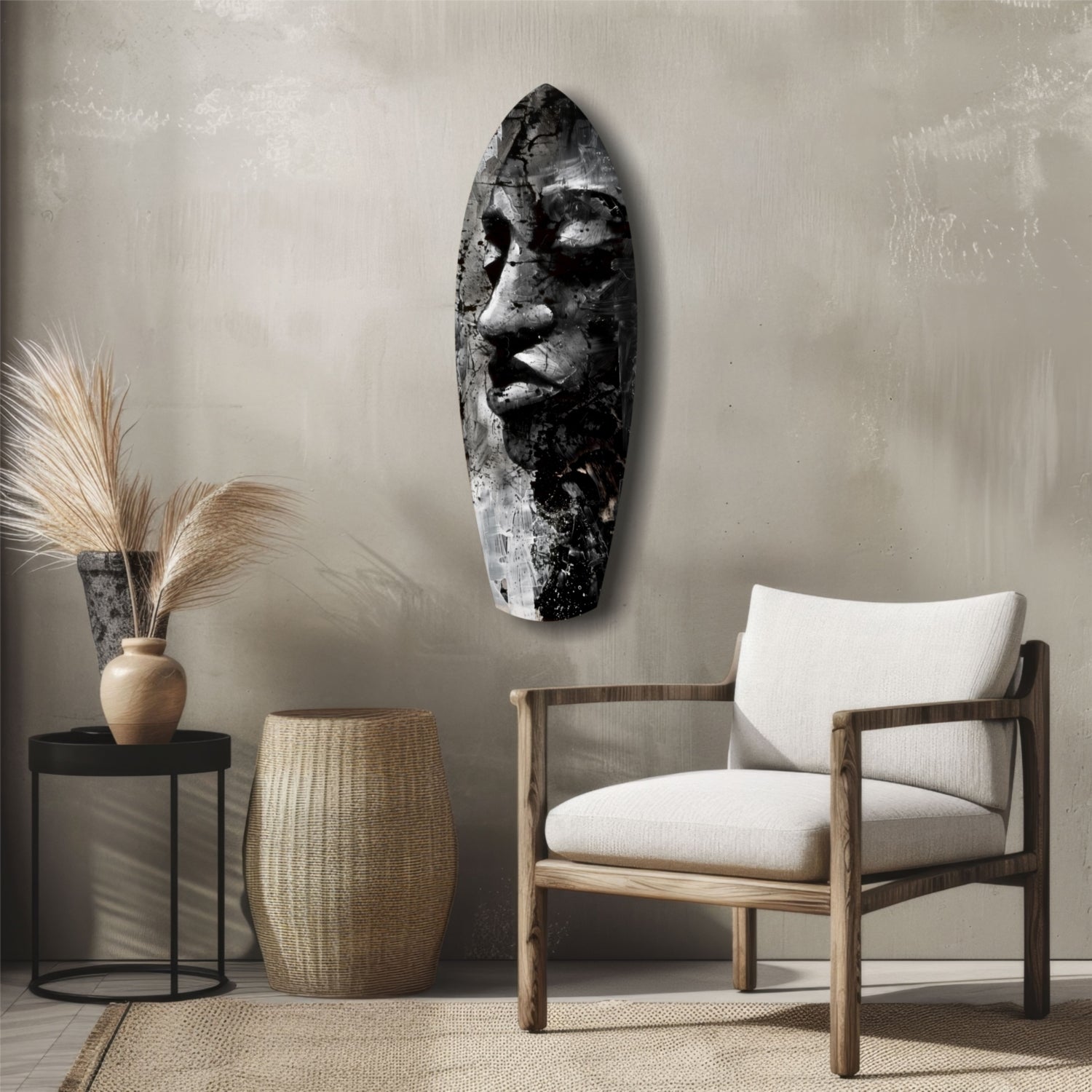 Woman Glass Wall Art