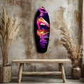 Colorful Lips V7 Glass Wall Art