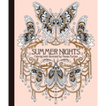Summer Nights Coloring Book: Hardcover Adult Coloring Book Featuring Thick, High-Quality Paper - Hardcover