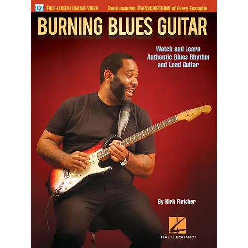 Burning Blues Guitar Book/Online Video - Paperback