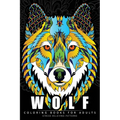 Wolf Coloring Book for Adults: (Perfectly Portable Pages)(On-The-Go! Coloring Book) - Paperback