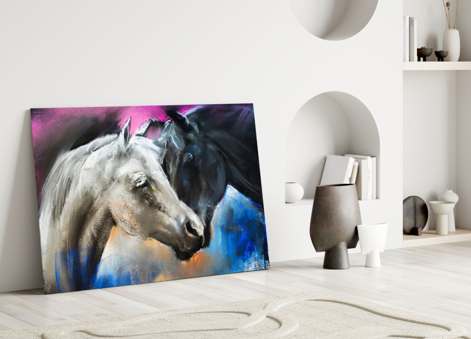 Horse Glass Wall Art
