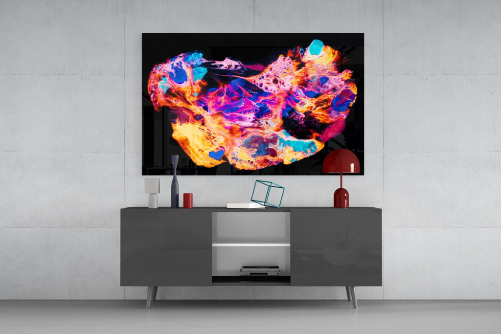 Harmony of Colors Glass Wall Art
