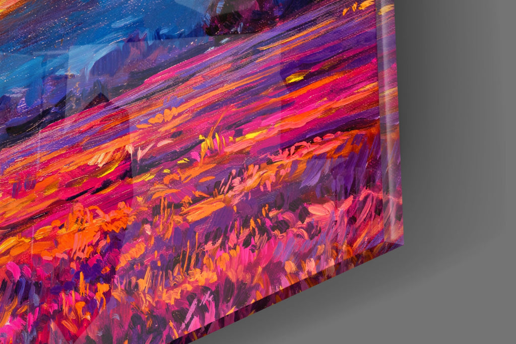 Sunset Glass Wall Art