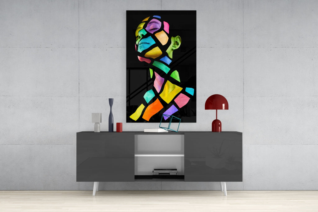 Colorful Spirit Glass Wall Art