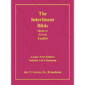 Interlinear Hebrew Greek English Bible-PR-FL/OE/KJV Large Print Volume 3 - Hardcover