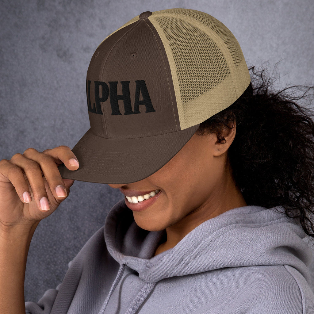 ALPHA Retro Trucker Hat