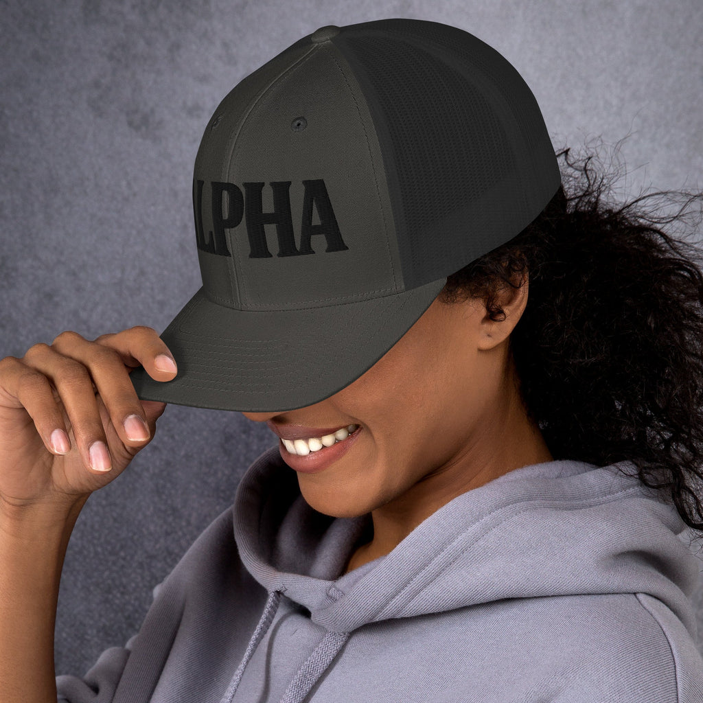 ALPHA Retro Trucker Hat