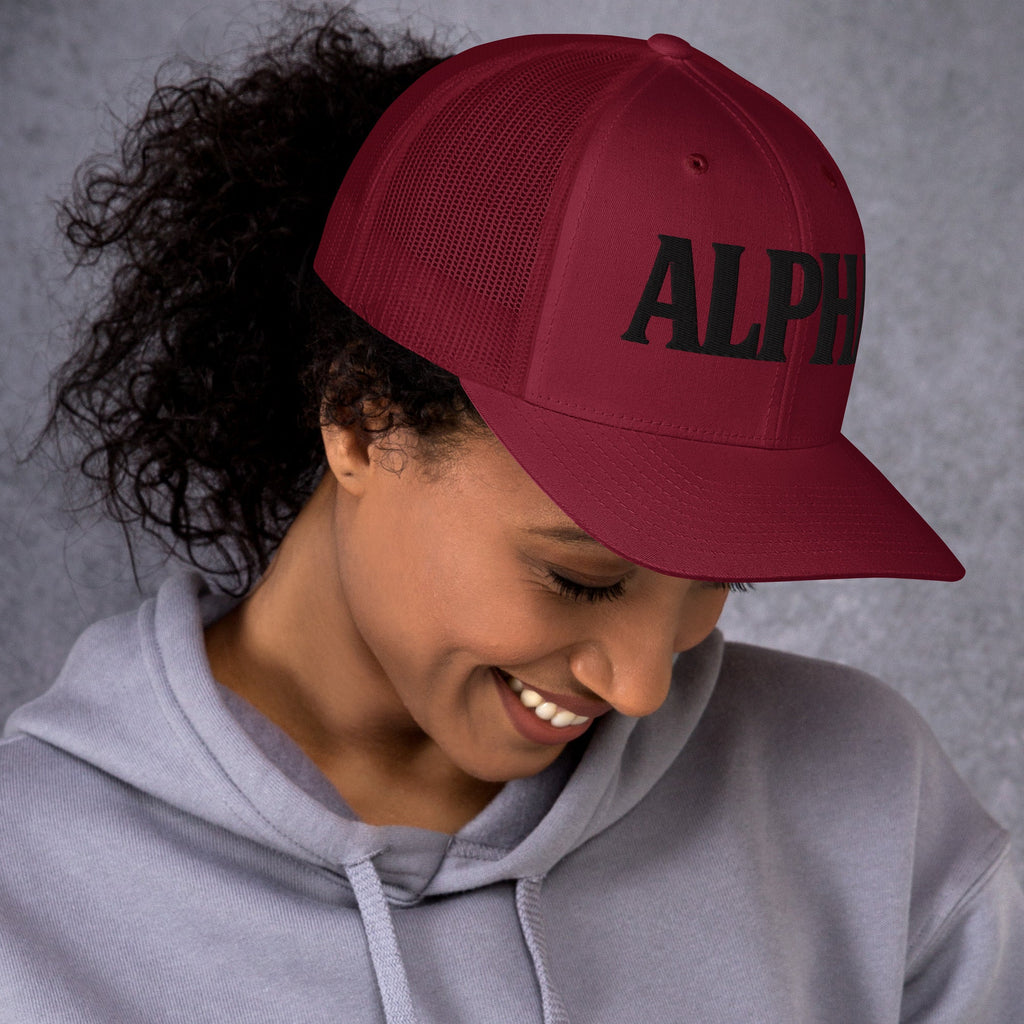 ALPHA Retro Trucker Hat