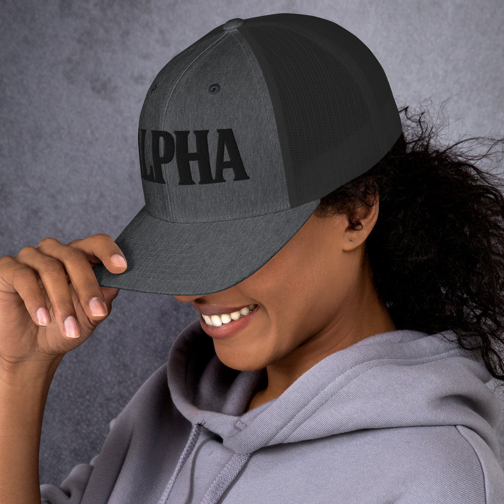 ALPHA Retro Trucker Hat