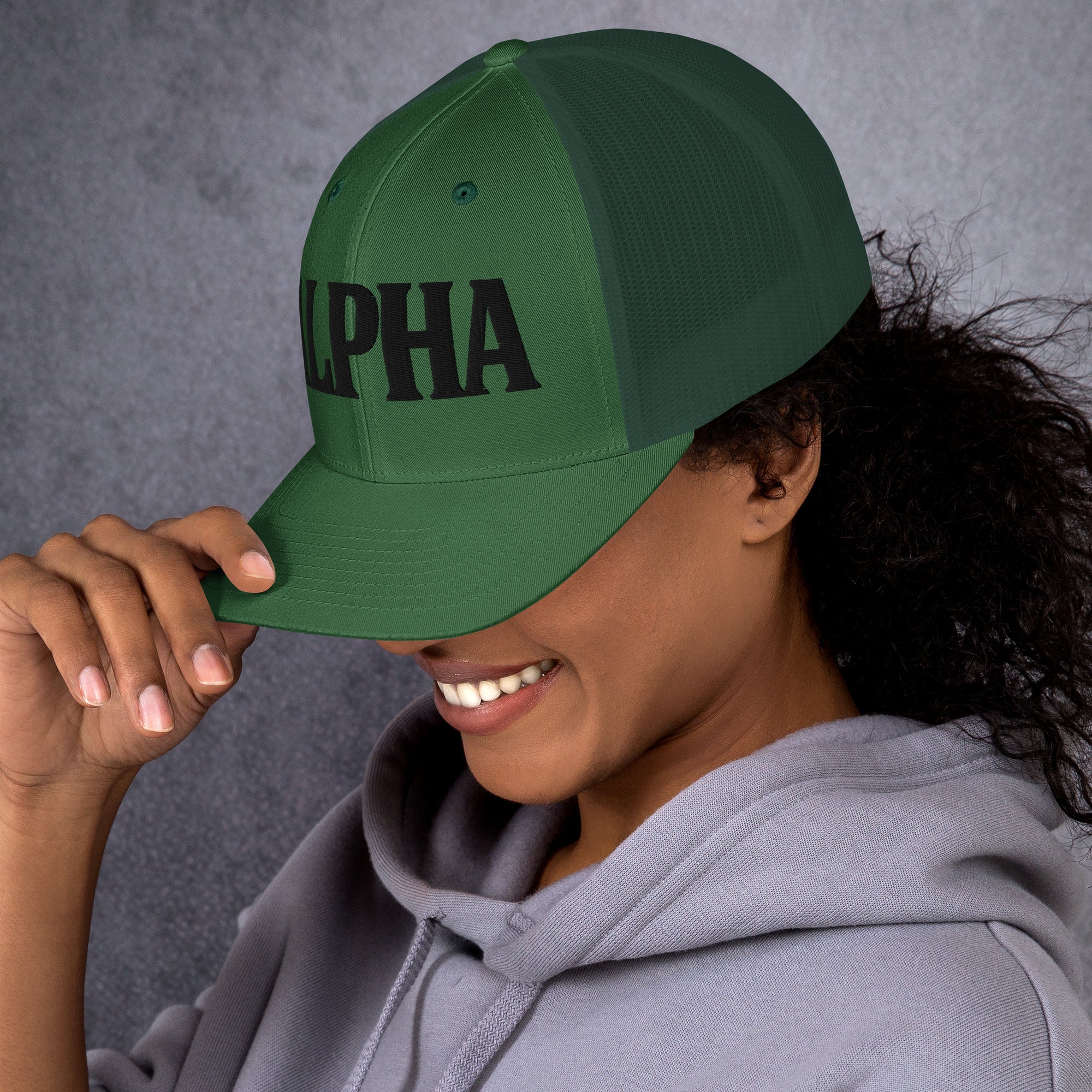ALPHA Retro Trucker Hat