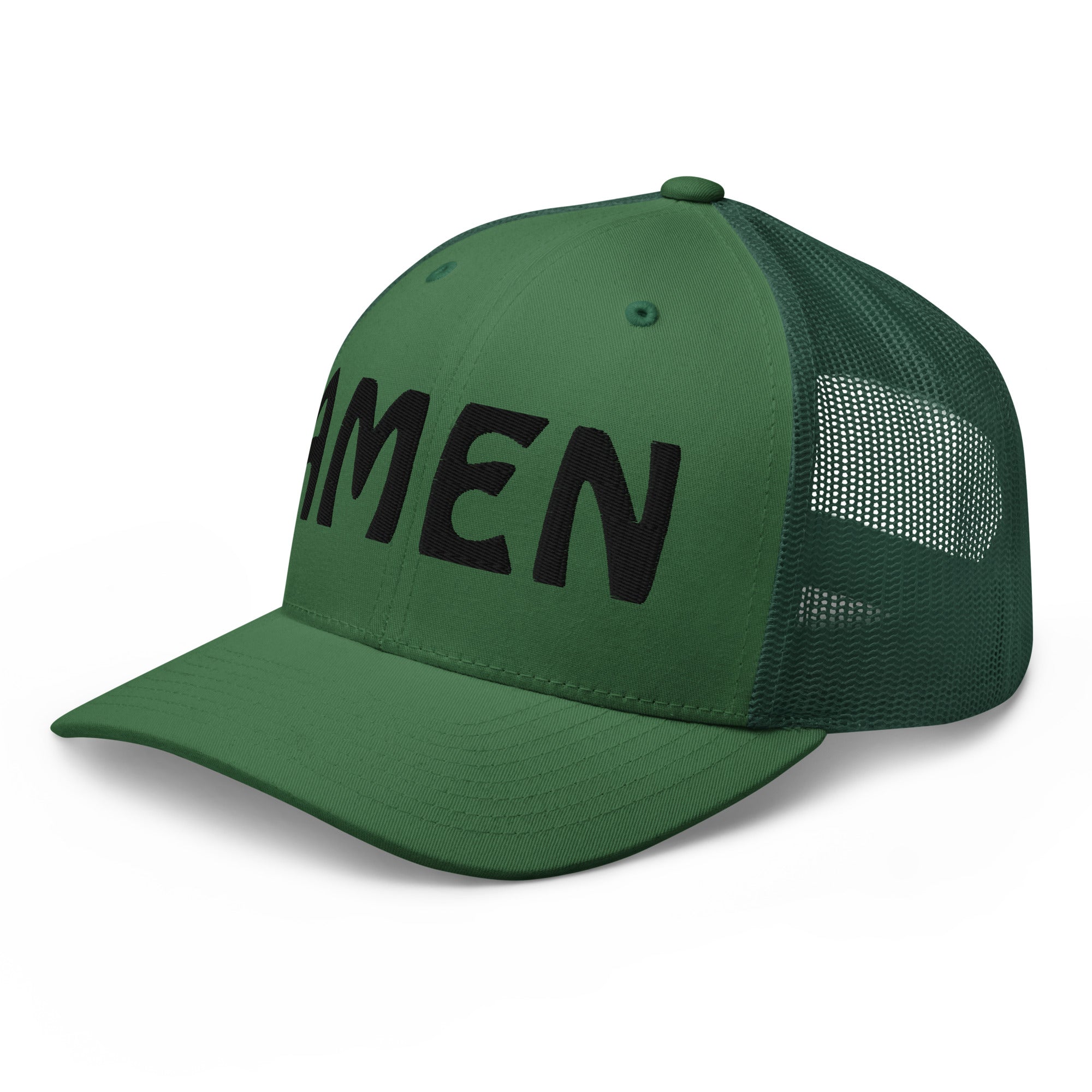 AMEN 3D Puffy Embroidered Trucker Cap