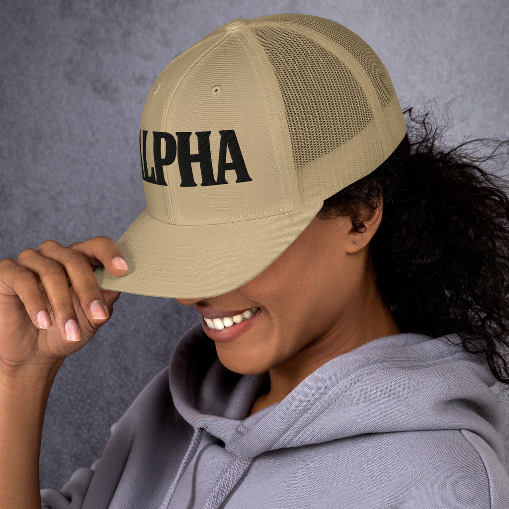 ALPHA Retro Trucker Hat