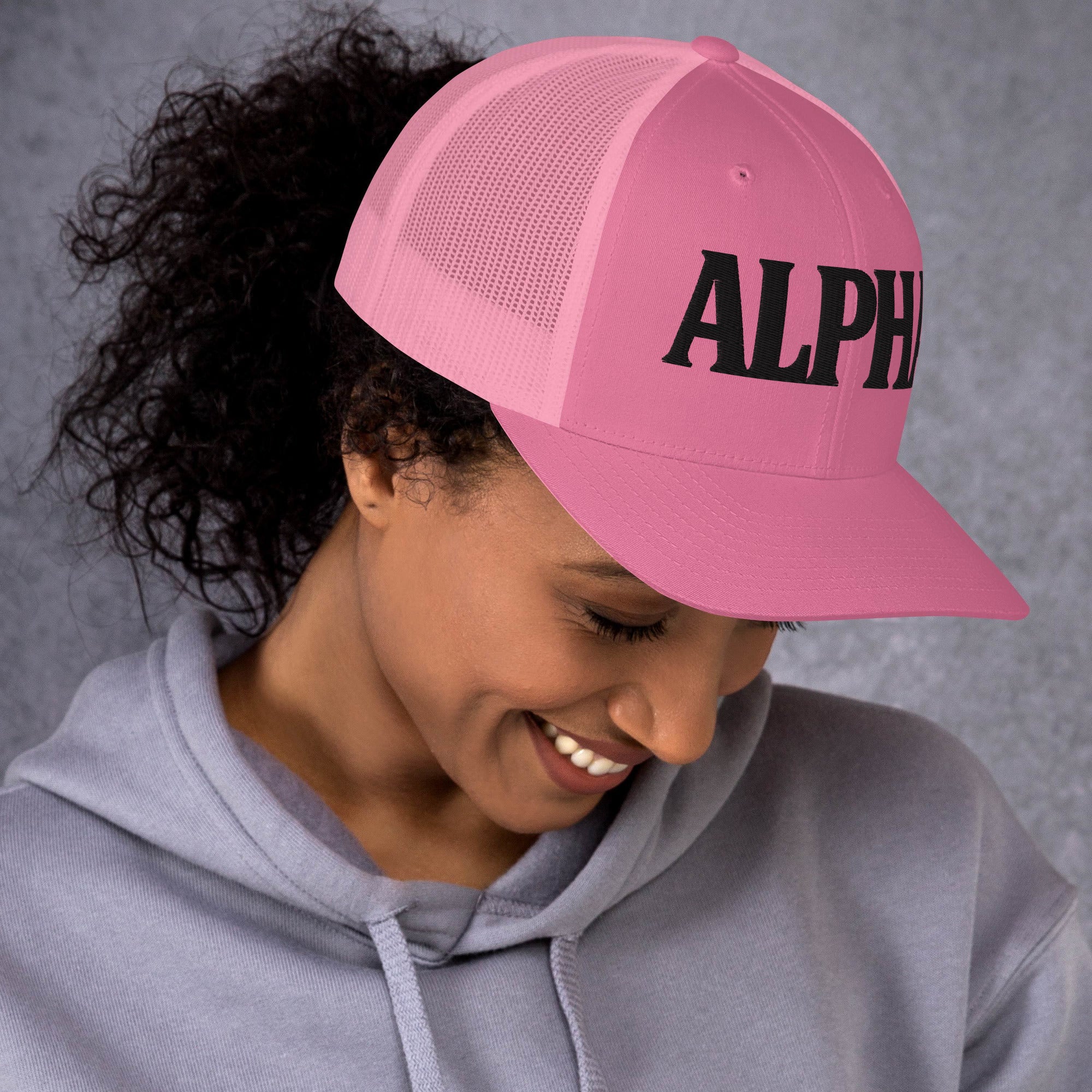 ALPHA Retro Trucker Hat
