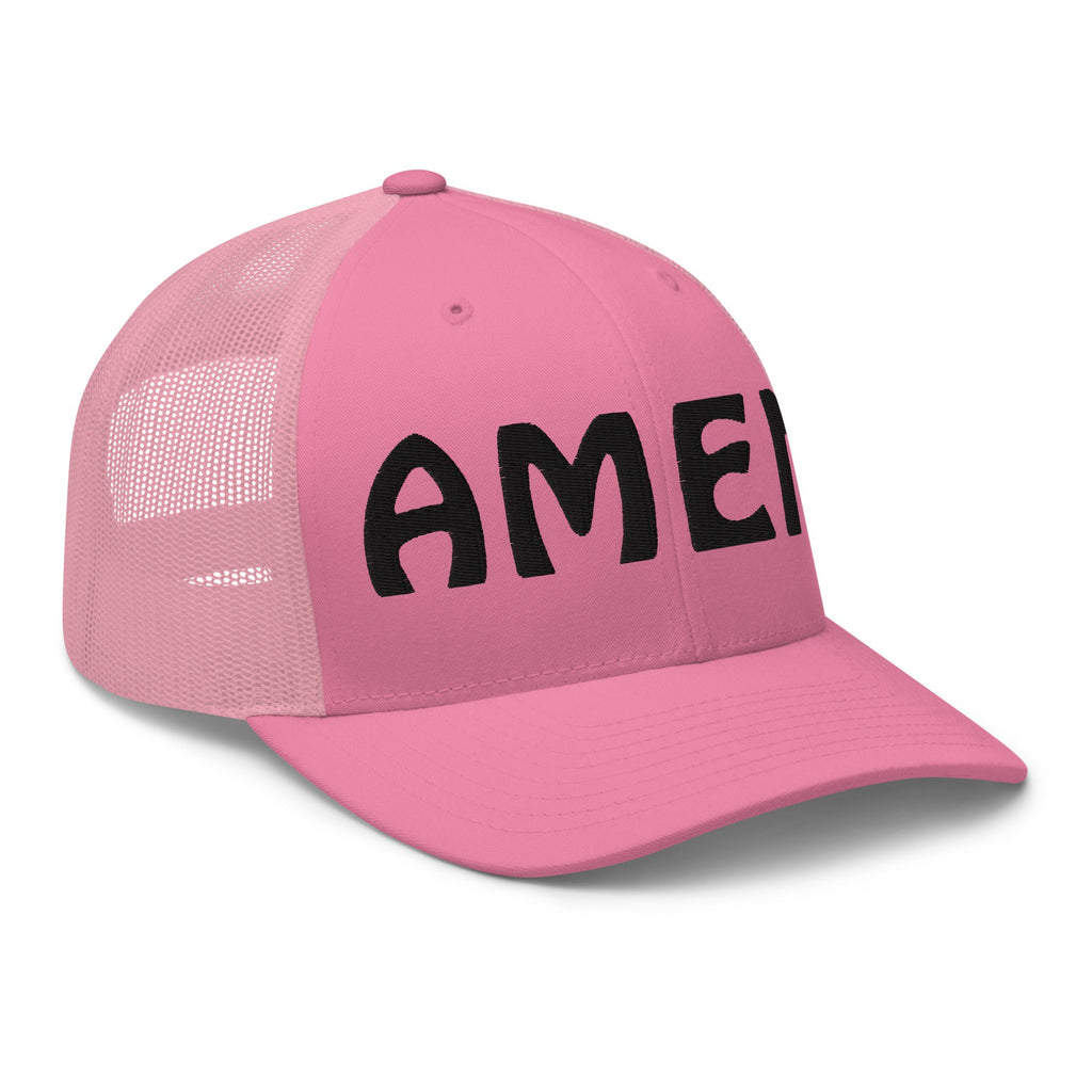 AMEN 3D Puffy Embroidered Trucker Cap