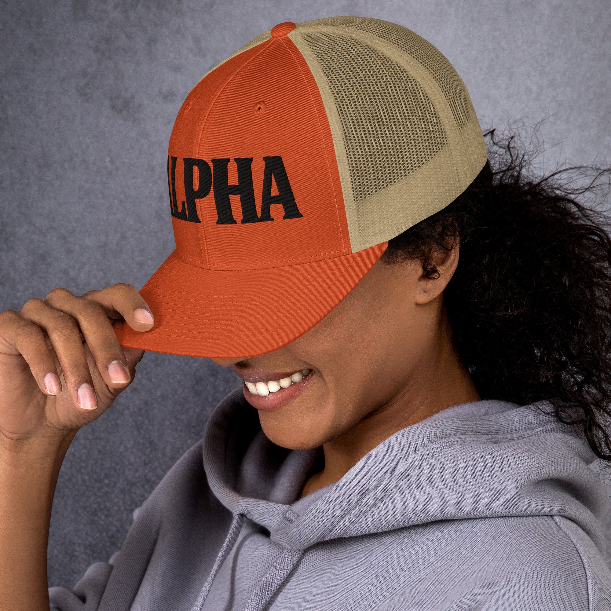 ALPHA Retro Trucker Hat