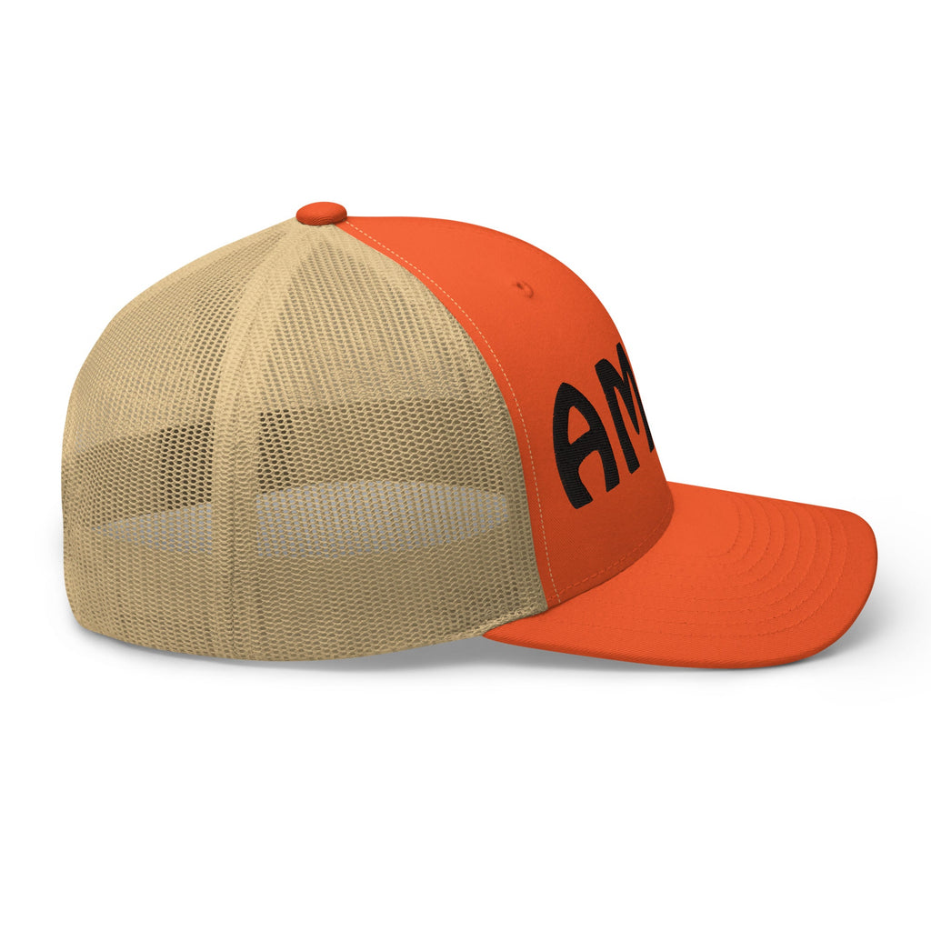 AMEN 3D Puffy Embroidered Trucker Cap
