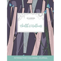 Adult Coloring Journal: Health & Wellness (Pet Illustrations, Abstract Trees) - Paperback