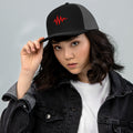 Heartbeat Snapback Trucker Hat