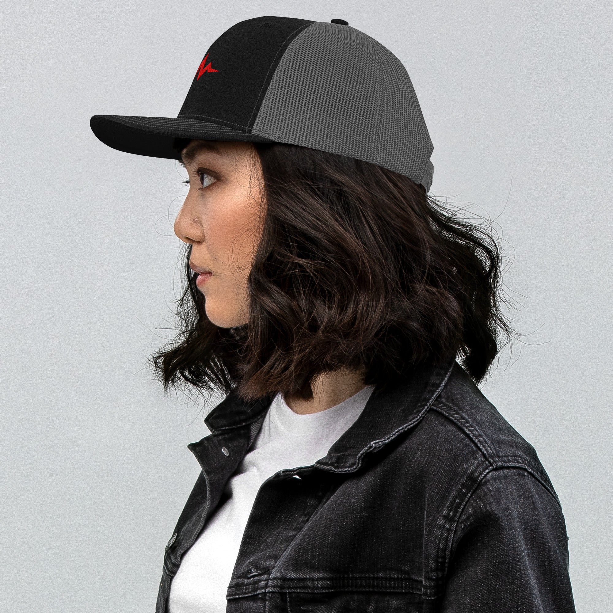 Heartbeat Snapback Trucker Hat