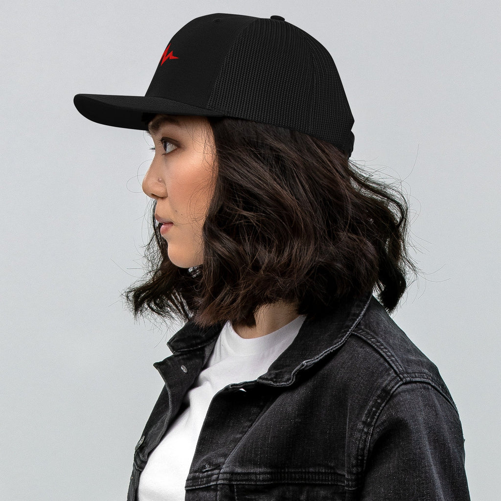 Heartbeat Snapback Trucker Hat