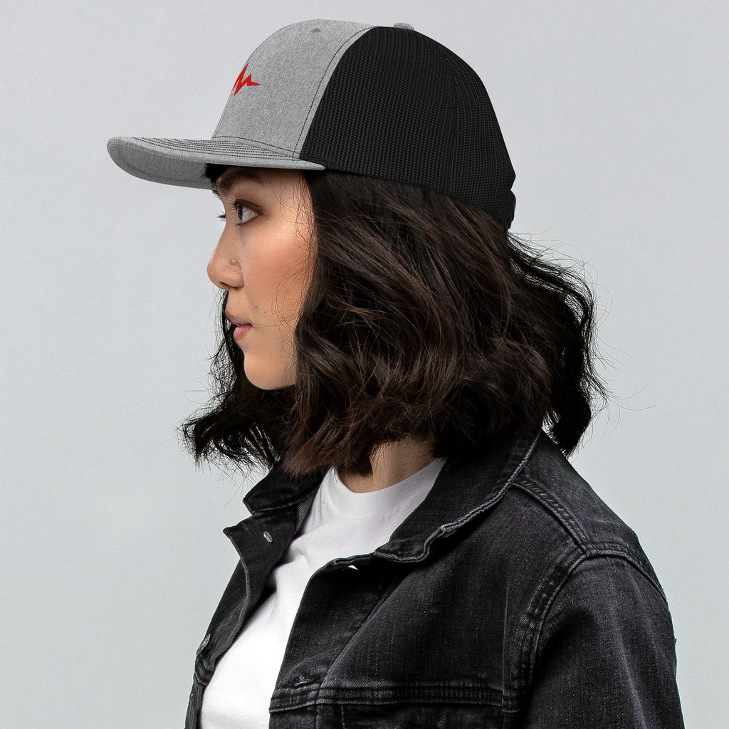 Heartbeat Snapback Trucker Hat