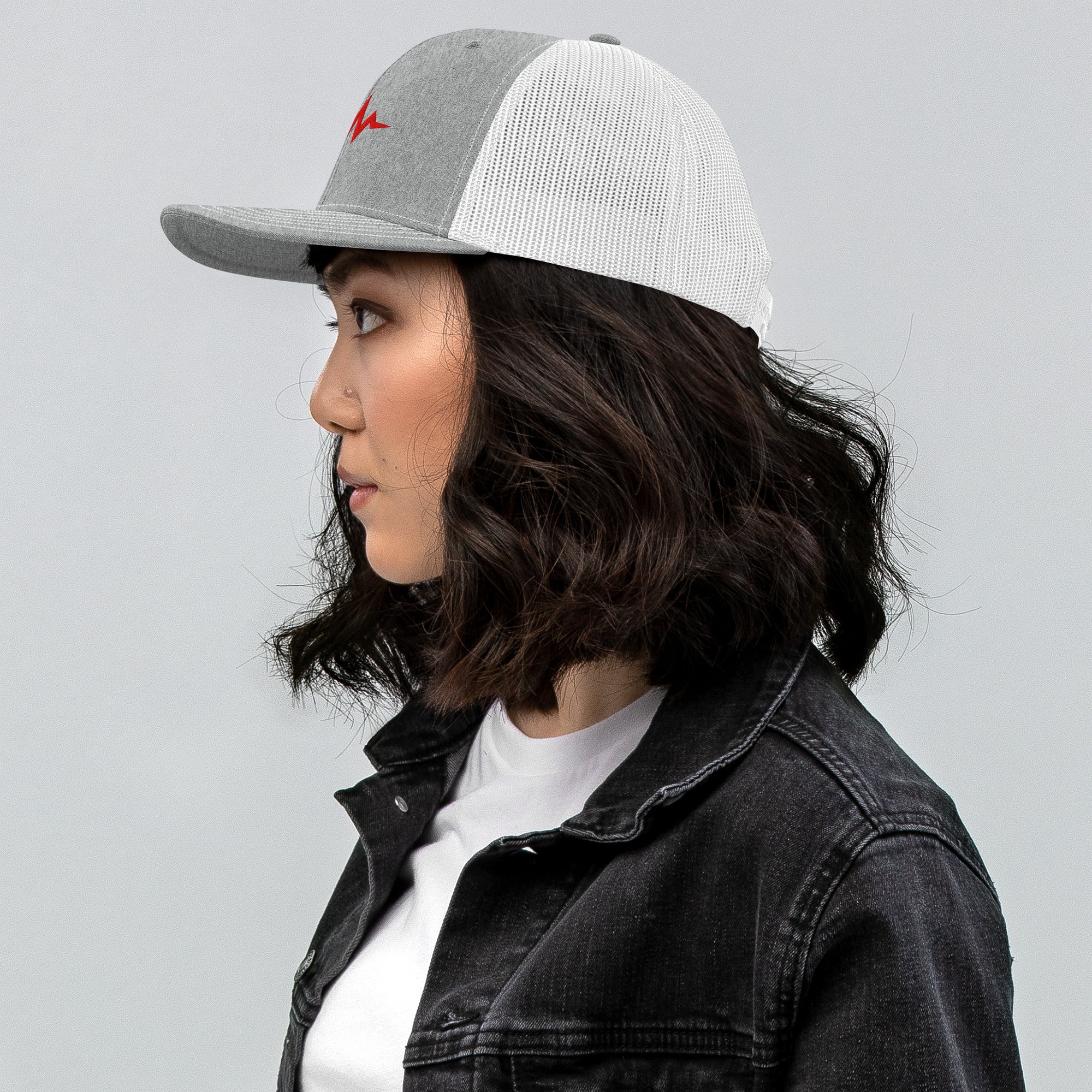 Heartbeat Snapback Trucker Hat