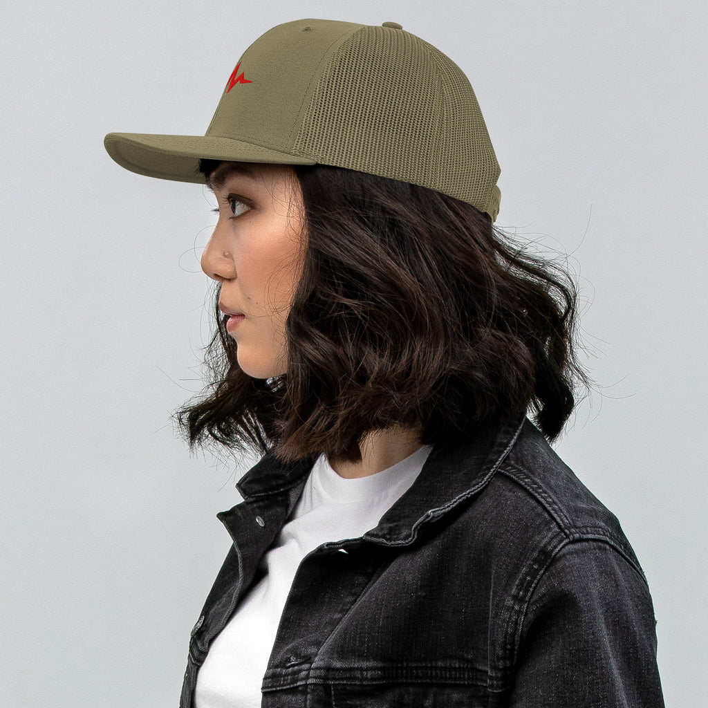 Heartbeat Snapback Trucker Hat