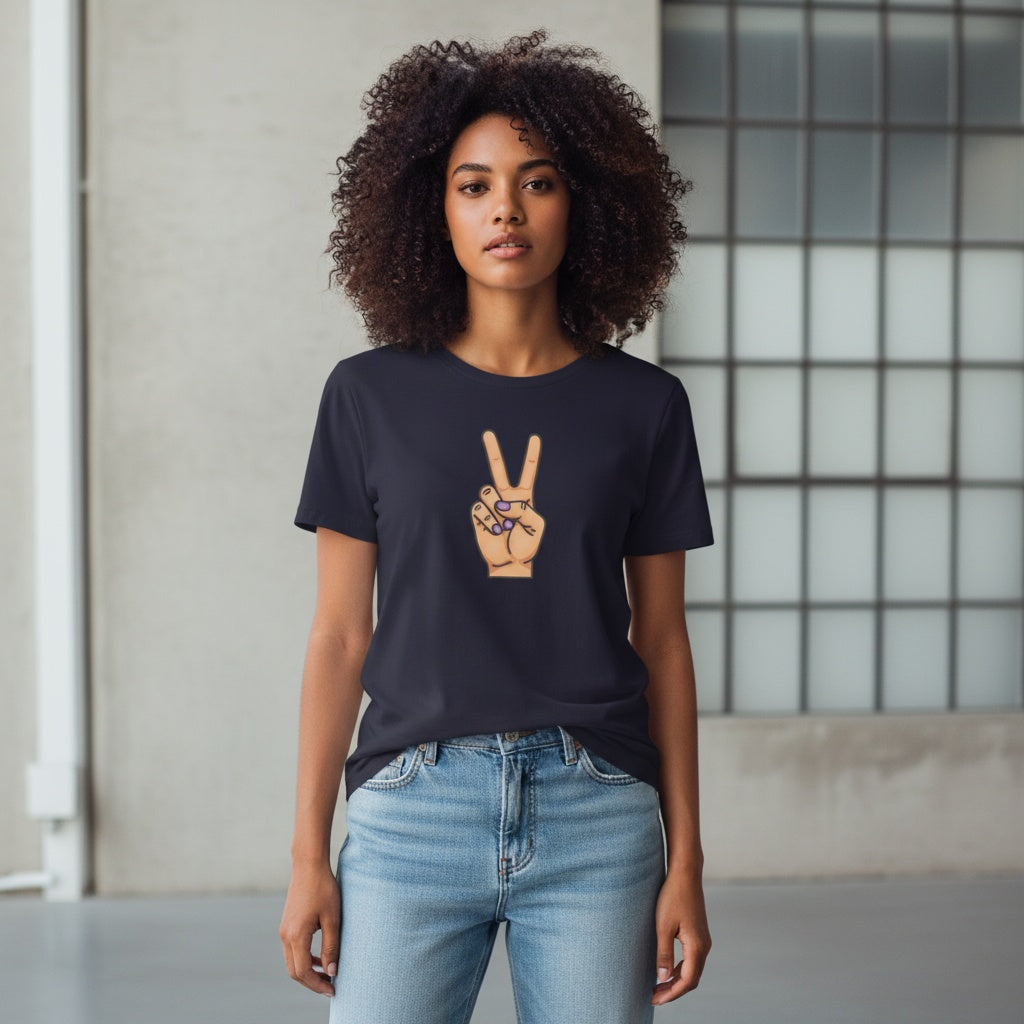 Peace Sign Relaxed T-Shirt
