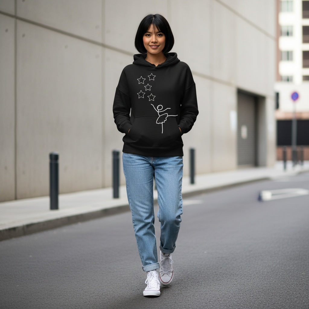 Reach For The Stars Organic Mid Weight Hoodie