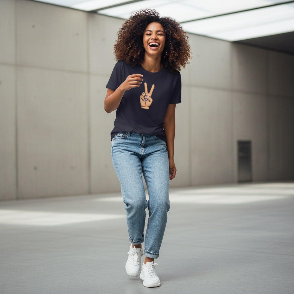 Peace Sign Relaxed T-Shirt