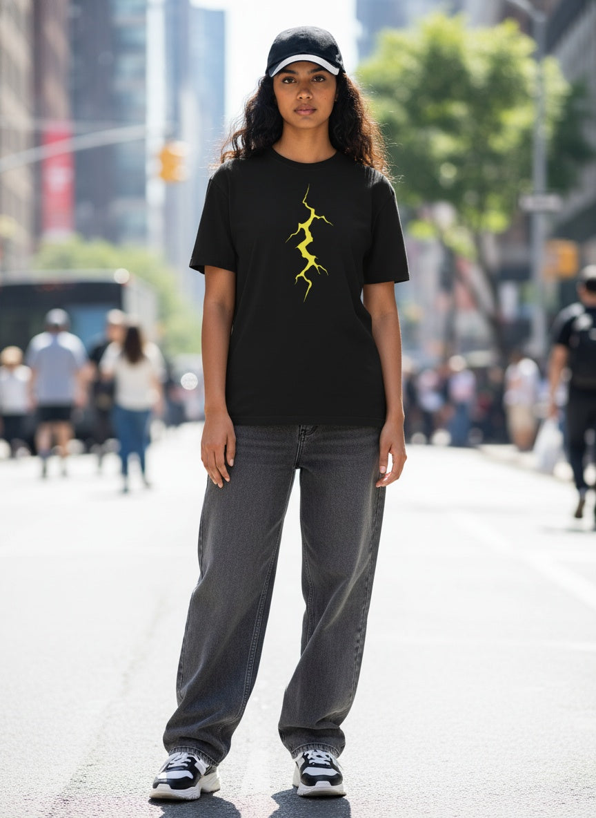 Lightning Bolt Electric Surge Cotton T-Shirt