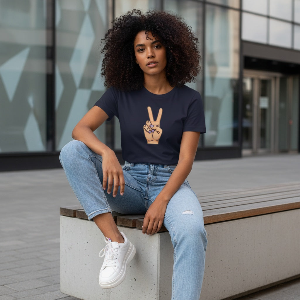 Peace Sign Relaxed T-Shirt