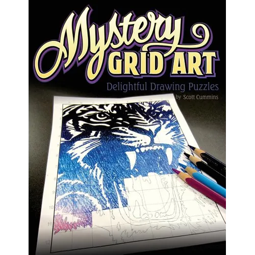 Mystery Grid Art: Delightful Drawing Puzzles - Paperback