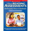 3-Minute Reading Assessments Prehension: Word Recognition, Fluency, & Comprehension - Paperback